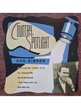 Country Don Gibson Hits CD Featuring Oh Lonesome Me Sea Of Heartbreak  37943cd